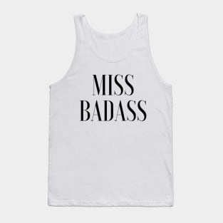 Badass Feminist - F for Feminist Tank Top